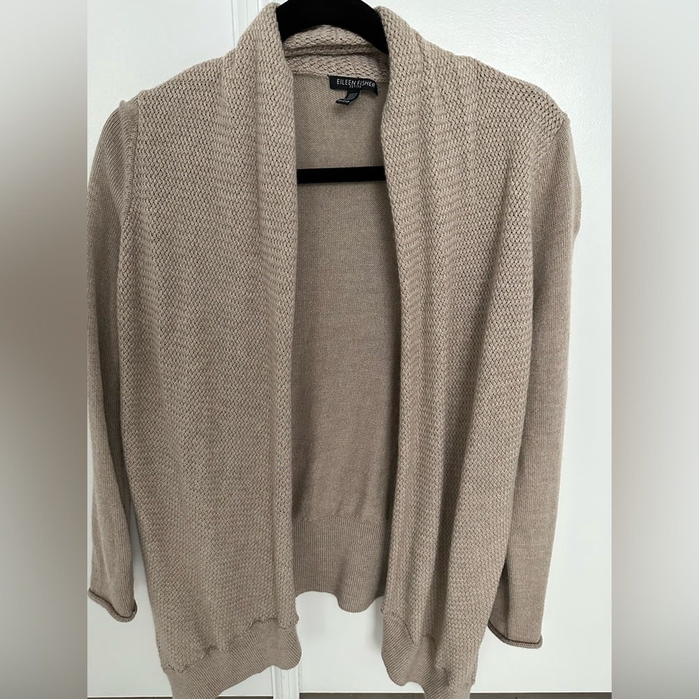 Eileen Fisher knit cardigan size petite